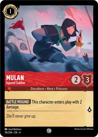 Mulan - Injured Soldier (116/204) [4]