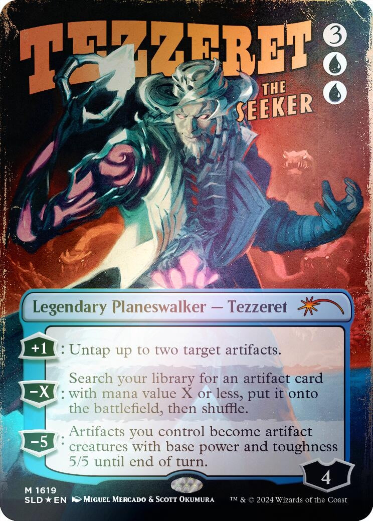 Tezzeret the Seeker 1619 Rainbow Foil (1619) [SLD]