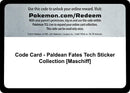 Code Card Paldean Fates Tech Sticker Collection Maschiff [PAF]