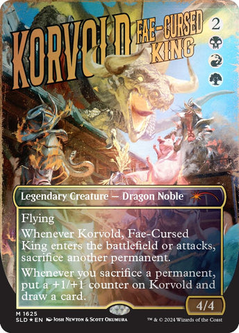 Korvold Fae Cursed King Rainbow Foil (1625) [SLD]
