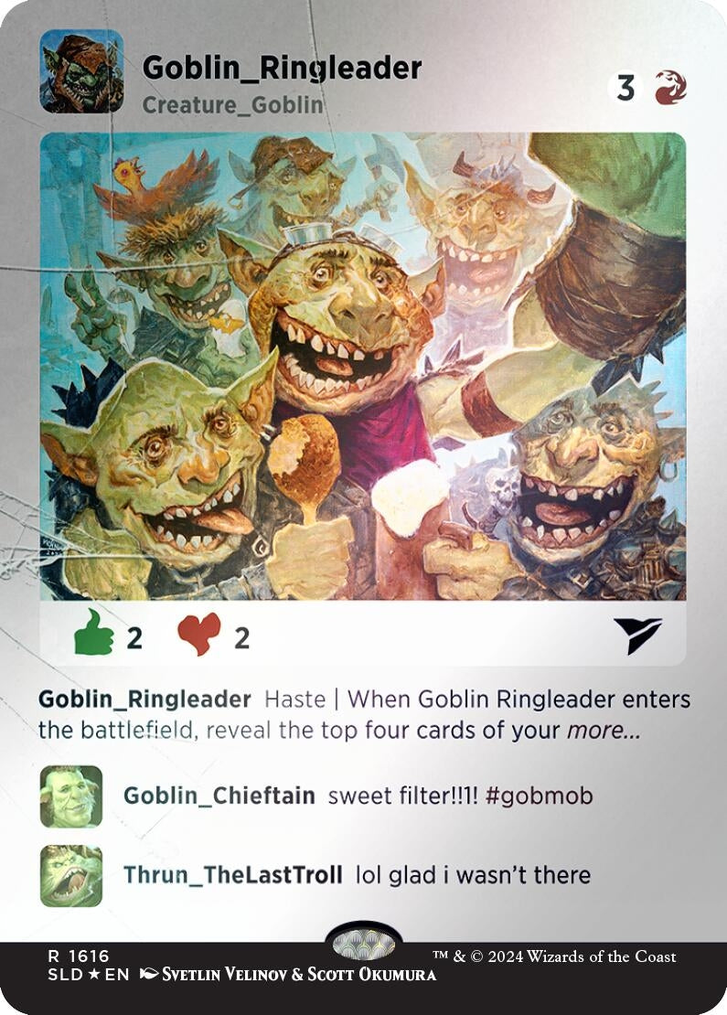 Goblin Ringleader Rainbow Foil (1616) [SLD]