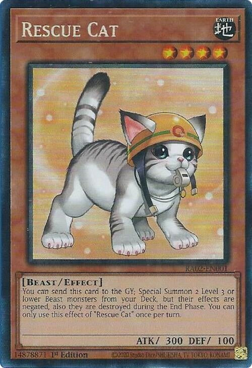 Rescue Cat Alternate Art PCR (RA02-EN001) [RA02]
