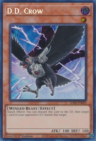 DD Crow Secret Rare (RA02-EN002) [RA02]