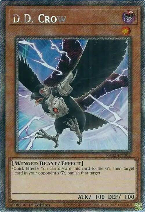 DD Crow Platinum Secret Rare (RA02-EN002) [RA02]