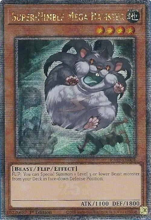 Super Nimble Mega Hamster Quarter Century Secret Rare (RA02-EN004) [RA02]