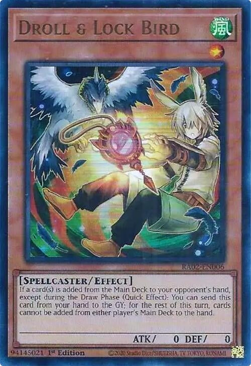 Droll and Lock Bird Alternate Art UR (RA02-EN006) [RA02]