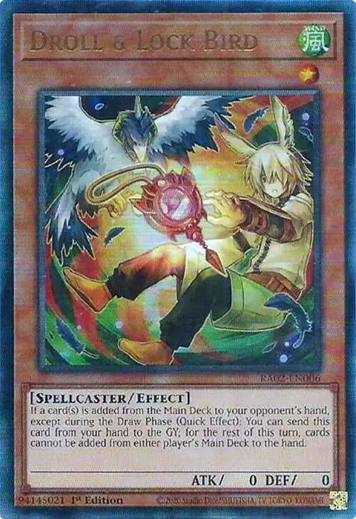 Droll and Lock Bird Alternate Art PUR (RA02-EN006) [RA02]