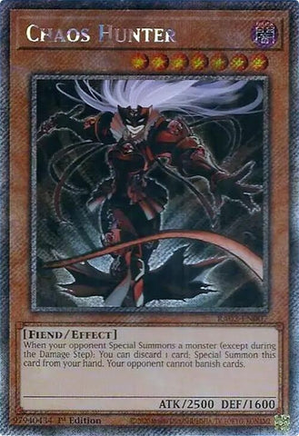 Chaos Hunter Platinum Secret Rare (RA02-EN007) [RA02]