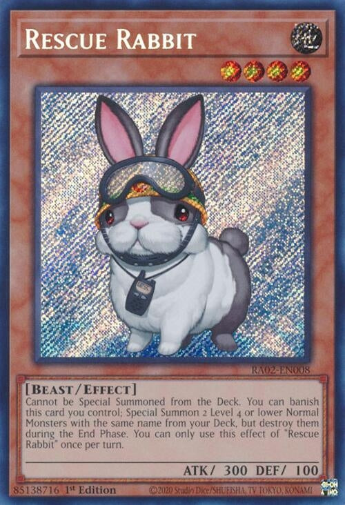 Rescue Rabbit Secret Rare (RA02-EN008) [RA02]