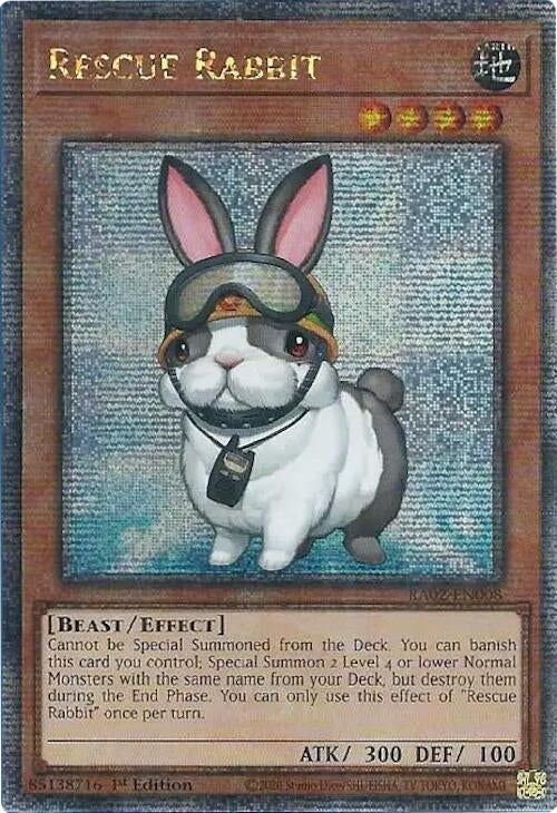 Rescue Rabbit Quarter Century Secret Rare (RA02-EN008) [RA02]