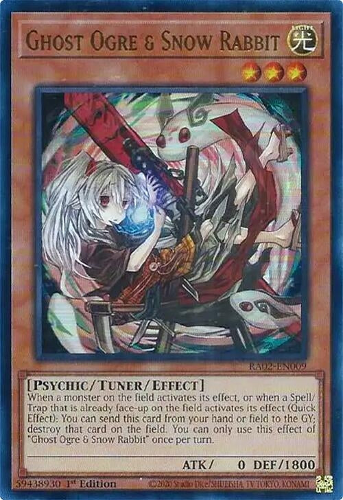 Ghost Ogre and Snow Rabbit Alternate Art UR (RA02-EN009) [RA02]