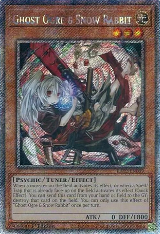 Ghost Ogre and Snow Rabbit Alternate Art Platinum Secret Rare (RA02-EN009) [RA02]