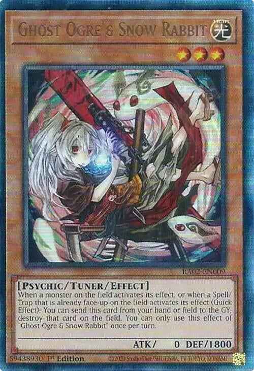 Ghost Ogre and Snow Rabbit Alternate Art PUR (RA02-EN009) [RA02]
