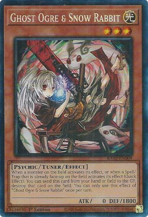 Ghost Ogre and Snow Rabbit Alternate Art PCR (RA02-EN009) [RA02]