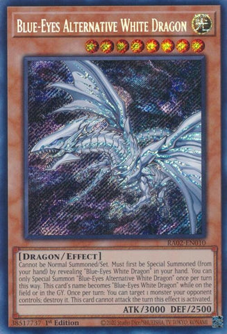 Blue Eyes Alternative White Dragon Secret Rare (RA02-EN010) [RA02]