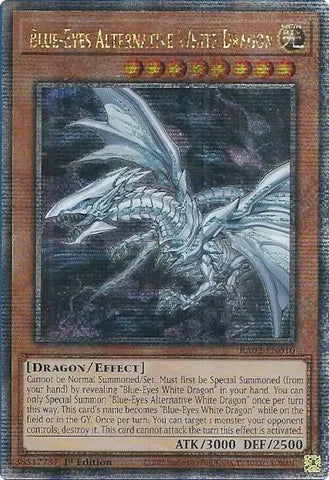 Blue Eyes Alternative White Dragon Quarter Century Secret Rare (RA02-EN010) [RA02]