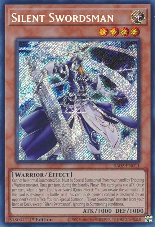 Silent Swordsman Secret Rare (RA02-EN011) [RA02]