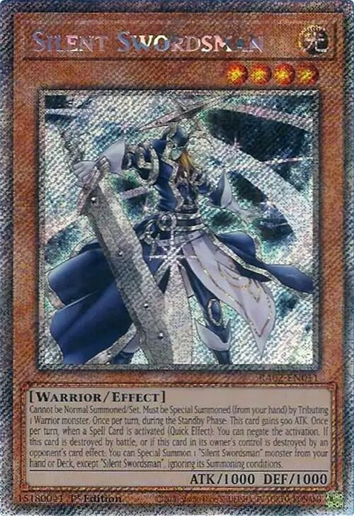 Silent Swordsman Platinum Secret Rare (RA02-EN011) [RA02]