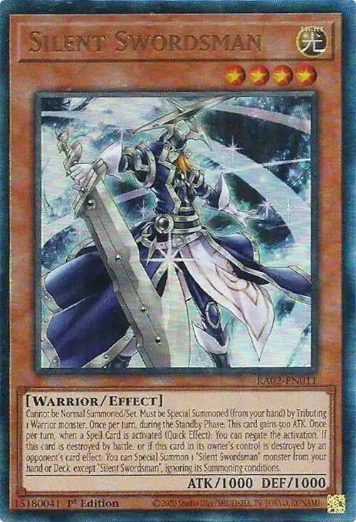 Silent Swordsman PUR (RA02-EN011) [RA02]
