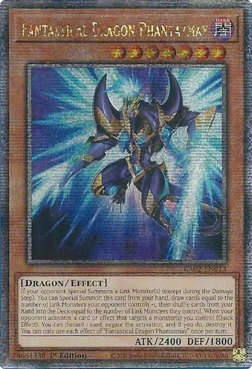 Fantastical Dragon Phantazmay Alternate Art Quarter Century Secret Rare (RA02-EN013) [RA02]
