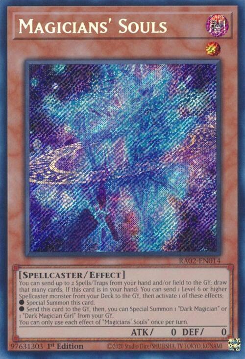 Magicians Souls Secret Rare (RA02-EN014) [RA02]