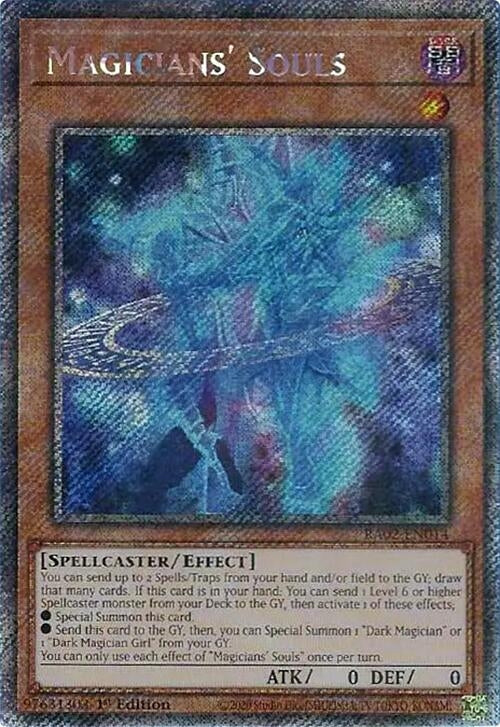 Magicians Souls Platinum Secret Rare (RA02-EN014) [RA02]