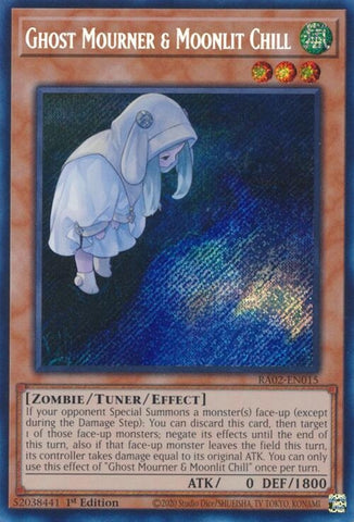 Ghost Mourner and Moonlit Chill Alternate Art Secret Rare (RA02-EN015) [RA02]