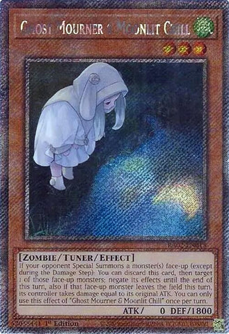 Ghost Mourner and Moonlit Chill Alternate Art Platinum Secret Rare (RA02-EN015) [RA02]