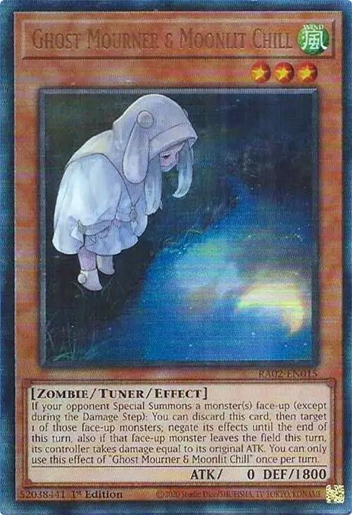 Ghost Mourner and Moonlit Chill Alternate Art PUR (RA02-EN015) [RA02]