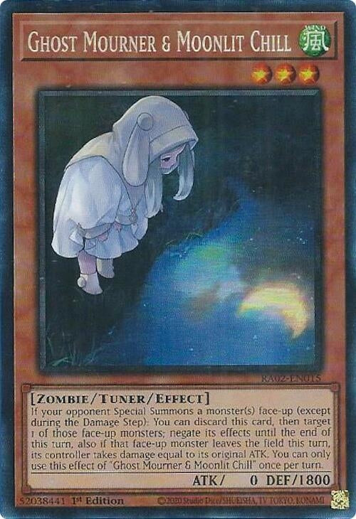 Ghost Mourner and Moonlit Chill Alternate Art PCR (RA02-EN015) [RA02]
