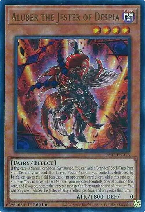 Aluber the Jester of Despia UR (RA02-EN016) [RA02]
