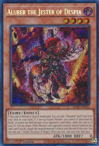 Aluber the Jester of Despia Secret Rare (RA02-EN016) [RA02]