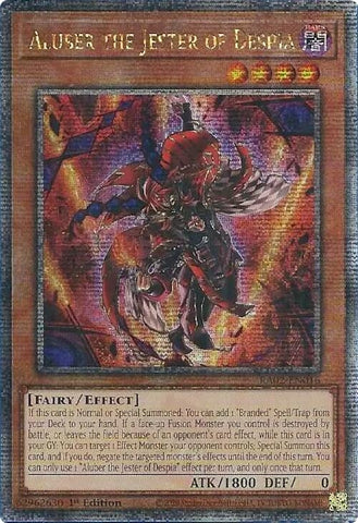 Aluber the Jester of Despia Quarter Century Secret Rare (RA02-EN016) [RA02]