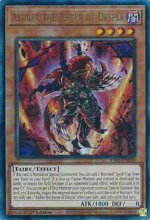 Aluber the Jester of Despia PUR (RA02-EN016) [RA02]