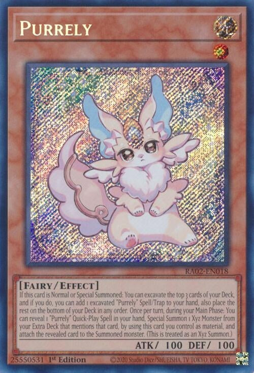 Purrely Secret Rare (RA02-EN018) [RA02]