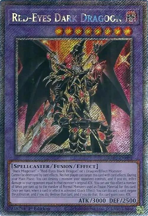 Red Eyes Dark Dragoon Platinum Secret Rare (RA02-EN021) [RA02]