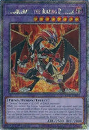 Masquerade the Blazing Dragon Platinum Secret Rare (RA02-EN022) [RA02]