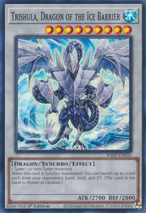 Trishula Dragon of the Ice Barrier (RA02-EN026) [RA02]