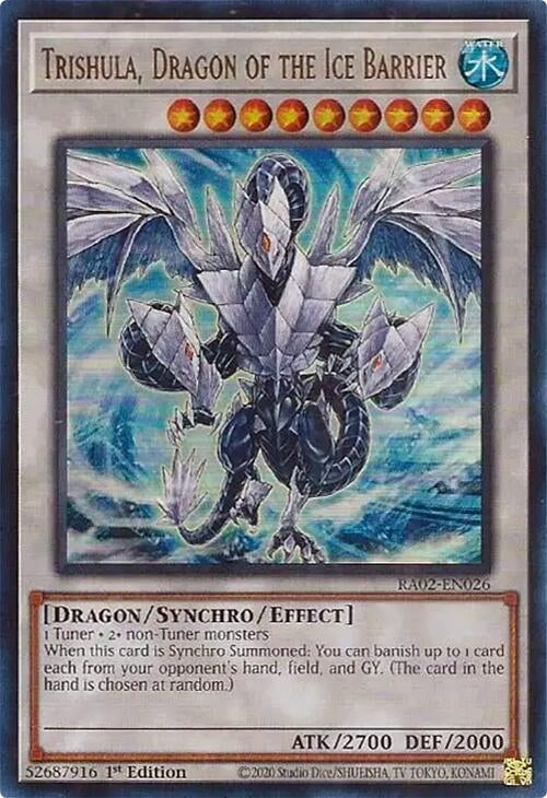 Trishula Dragon of the Ice Barrier UR (RA02-EN026) [RA02]