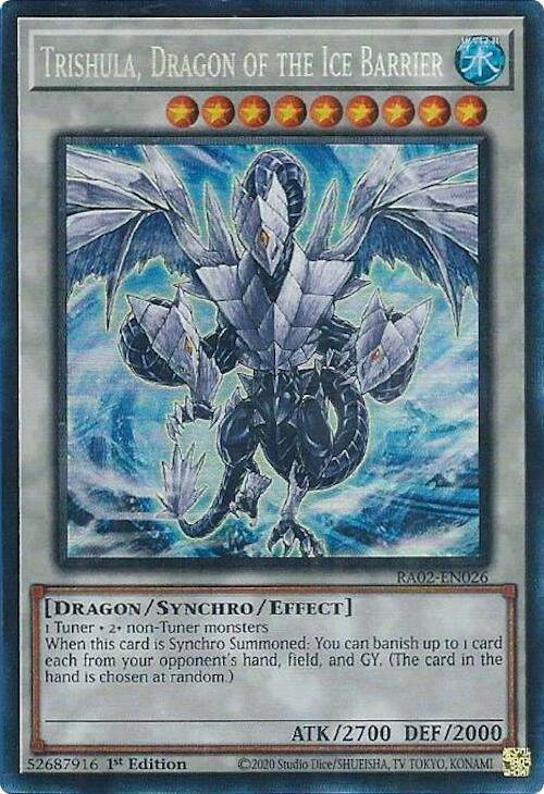 Trishula Dragon of the Ice Barrier PCR (RA02-EN026) [RA02]