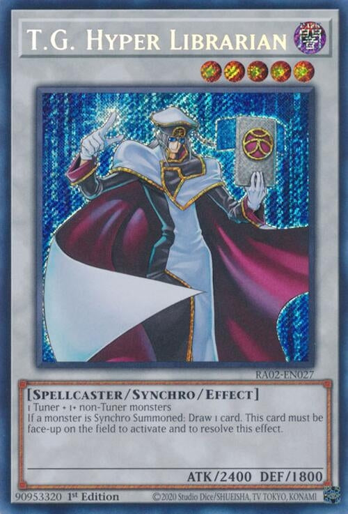 TG Hyper Librarian Secret Rare (RA02-EN027) [RA02]