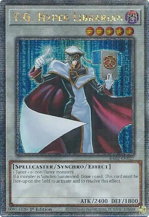 TG Hyper Librarian Quarter Century Secret Rare (RA02-EN027) [RA02]
