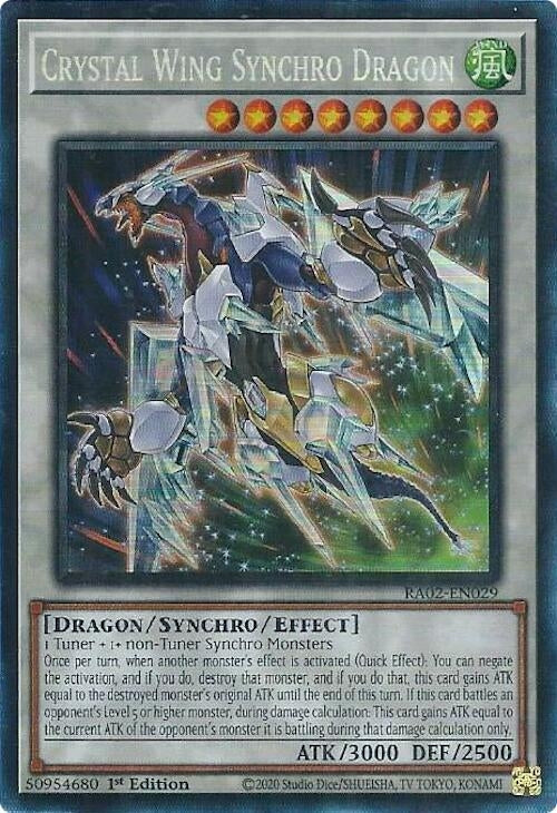 Crystal Wing Synchro Dragon PCR (RA02-EN029) [RA02]