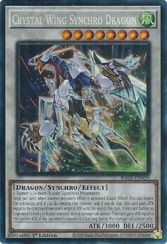 Crystal Wing Synchro Dragon PCR (RA02-EN029) [RA02]