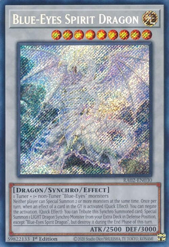 Blue Eyes Spirit Dragon Secret Rare (RA02-EN030) [RA02]