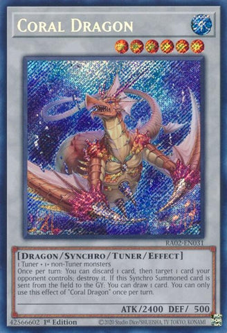 Coral Dragon Secret Rare (RA02-EN031) [RA02]