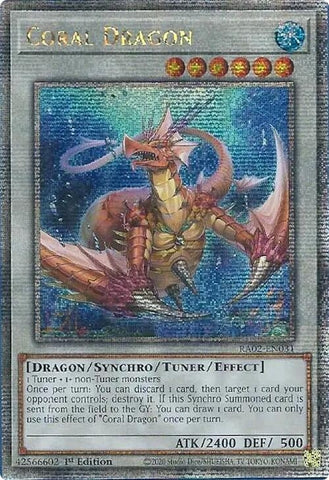Coral Dragon Quarter Century Secret Rare (RA02-EN031) [RA02]