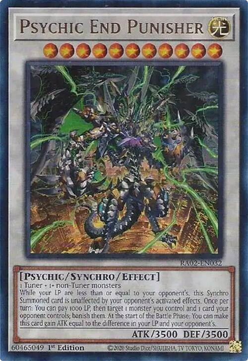 Psychic End Punisher UR (RA02-EN032) [RA02]
