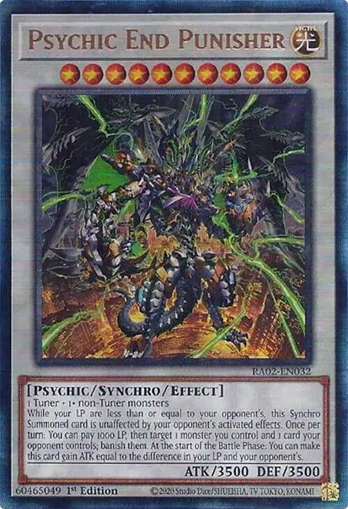 Psychic End Punisher PUR (RA02-EN032) [RA02]