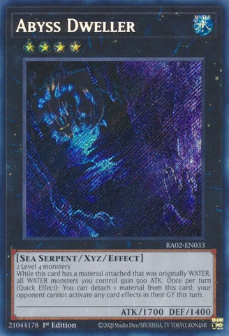 Abyss Dweller Secret Rare (RA02-EN033) [RA02]